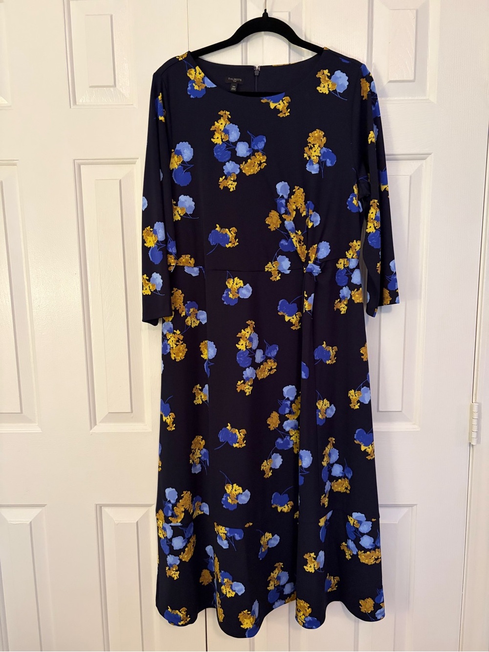 Talbots Navy Midi Dress
